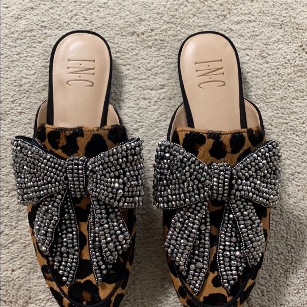 INC Mule Leopard Loafer for Macy’s